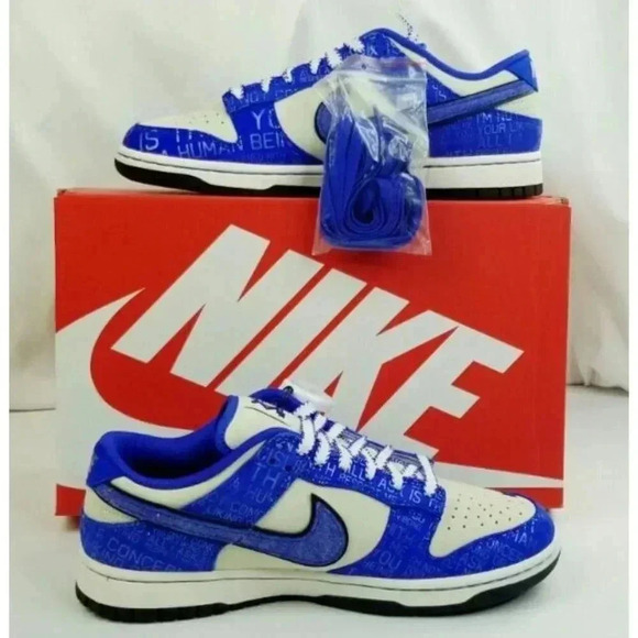 Nike Dunk Men's 9 Womens 10.5 Low Racer Blue 42 JACKIE ROBINSON Brand New in Box - Picture 1 of 12